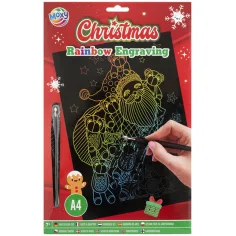 Rascador de Navidad, A4 de varios - 1ud