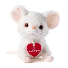 Ratón de peluche sentado Petit 14cm - Lumpin