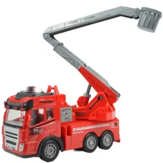 imagen de RC Camión de bomberos con cesta elevadora a control remoto con efectos de luz 1/43 escala 27 MHz 21cm 4