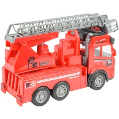 imagen de RC Camión de bomberos con cesta elevadora a control remoto con efectos de luz 1/48 escala 27 MHz 20cm 2