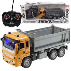 RC Camión de construcción teledirigido con efectos de luz 27MHz 20cm en varias versiones 1ud
