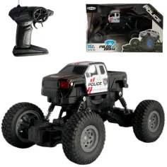 RC Coche de Escalada de Policía 4WD a Control Remoto 1/18 21cm