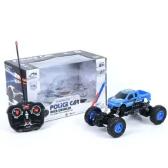 RC Crawler de policía teledirigido 1/18