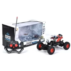 RC Crawler teledirigido todoterreno rojo-blanco 1/18 2.4GHz