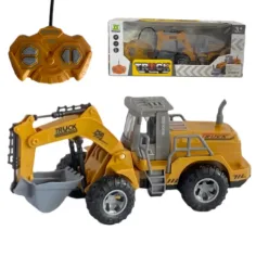 RC excavadora teledirigida con luz 27MHz 1/48 20cm