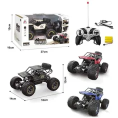 RC jeep de escalada a control remoto 27MHz 1/18 en dos versiones