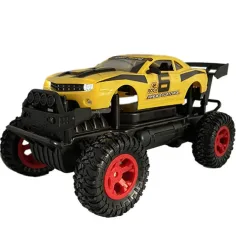 imagen de RC Off-Road coche teledirigido amarillo Camaro con luz 27 MHz 29cm 1/14 de escala 3