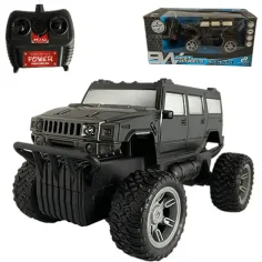 RC Off-Road coche teledirigido Hummer con luz 27 MHz 22cm escala 1/14 en dos versiones