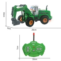 imagen de RC Truck camión de control remoto verde 1/30 27MHz 2