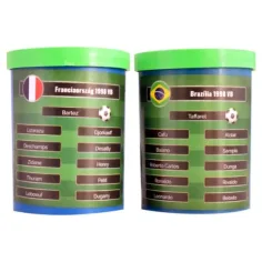 ¡Recrea la final de la Copa del Mundo de fútbol de 1998! Set de fútbol de mesa Francia-Brasil con equipo de regalo