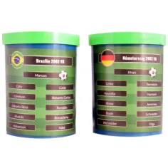 ¡Recrea la final del Mundial de fútbol de 2002! Set de fútbol de mesa Brasil-Alemania con equipo de regalo