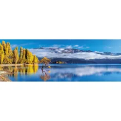 imagen de Reflejo dorado de Wanaka rompecabezas panorámico de 1000 piezas - Clementoni 2