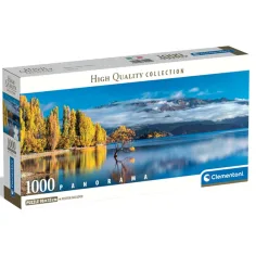 Reflejo dorado de Wanaka rompecabezas panorámico de 1000 piezas - Clementoni