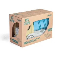 imagen de RePlay Tech Truck maquinaria reciclada - Camión volquete 23cm - Wader 2