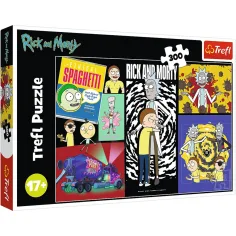 Rick y Morty Un lugar extraño en la galaxia puzzle de 300 piezas - Trefl