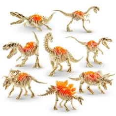 imagen de Robo Alive mini dinosaurio fósil sorpresa huevo en varias versiones 1ud 3