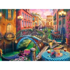 imagen de Romántica velada en Venecia puzzle de 3000 piezas - Trefl 2