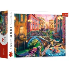 Romántica velada en Venecia puzzle de 3000 piezas - Trefl