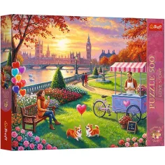 Romántico Londres rompecabezas de calidad Premium de 500 piezas - Trefl