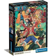Rompecabezas compacto de anime One Piece de 1000 piezas 50x70cm - Clementoni