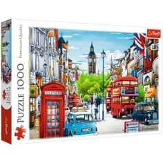 Rompecabezas de 1000 piezas de la calle de Londres - Trefl
