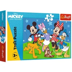 Rompecabezas de 30 piezas de Disney Mickey Mouse y sus amigos - Trefl