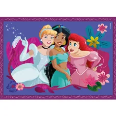 imagen de Rompecabezas de 4 en 1 de princesas Disney - Clementoni 5