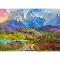 imagen de Rompecabezas de 500 piezas de Llama en Patagonia - Trefl 2