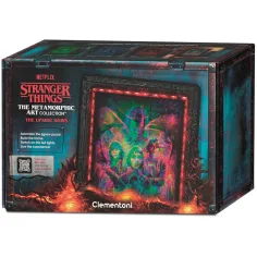 Rompecabezas de 520 piezas de Stranger Things con marco y luz LED RGB – Clementoni