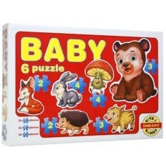 Rompecabezas de bebé animales del bosque - D-Toys