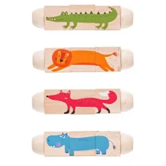 imagen de Rompecabezas de bloques de animales - Woodyland 2