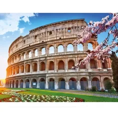 Rompecabezas de diamantes: Set de pintura de diamantes del Coliseo de Roma 30x40cm