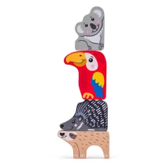 imagen de Rompecabezas de formas de madera con animales - Woodyland 5
