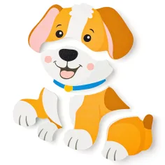 imagen de Rompecabezas de madera con perro de 5 piezas - Woodyland 2