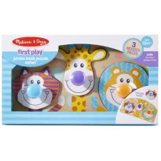 Rompecabezas de madera de safari con asa - Melissa & Doug