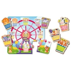 imagen de Rompecabezas de madera Montessori para bebés - Parque de atracciones 2