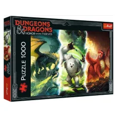Rompecabezas de Monstruos Legendarios de Dungeons & Dragons de 1000 piezas - Trefl