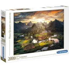 Rompecabezas de paisaje chino HQC 2000 piezas - Clementoni