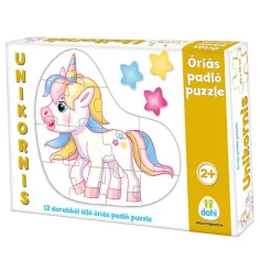 Rompecabezas de piso gigante de unicornio de 12 piezas
