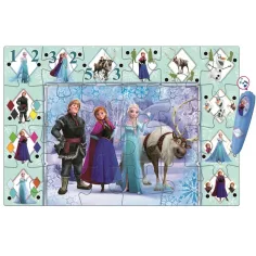 imagen de Rompecabezas de suelo interactivo de 24 piezas de Frozen - Clementoni 4