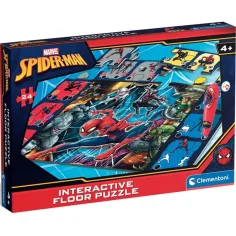 Rompecabezas de suelo interactivo de Spider-Man de 24 piezas - Clementoni