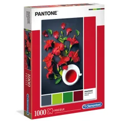 Rompecabezas de té Hibisco Pantone 1000 piezas - Clementoni