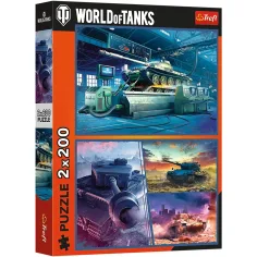 Rompecabezas de World of Tanks 2x200 piezas - Trefl