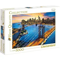 Rompecabezas HQC de Nueva York 3000 piezas - Clementoni