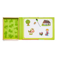 imagen de Rompecabezas magnético en caja - Granja - Woodyland 3