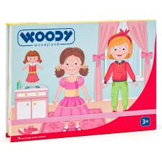 Rompecabezas magnético en caja - Salón de moda - Woodyland