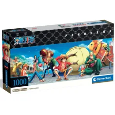 Rompecabezas panorámico de 1000 piezas de One Piece - Clementoni