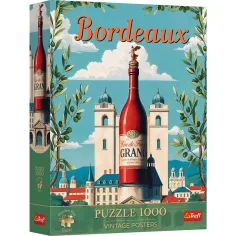 imagen de Rompecabezas premium de 1000 piezas de Burdeos Francia - Trefl 1