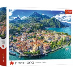 Rompecabezas premium de 1000 piezas de Menaggio a orillas del lago de Como - Trefl