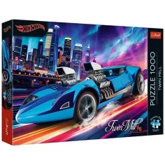 imagen de Rompecabezas premium de 1000 piezas Hot Wheels Twin Mill - Trefl 1